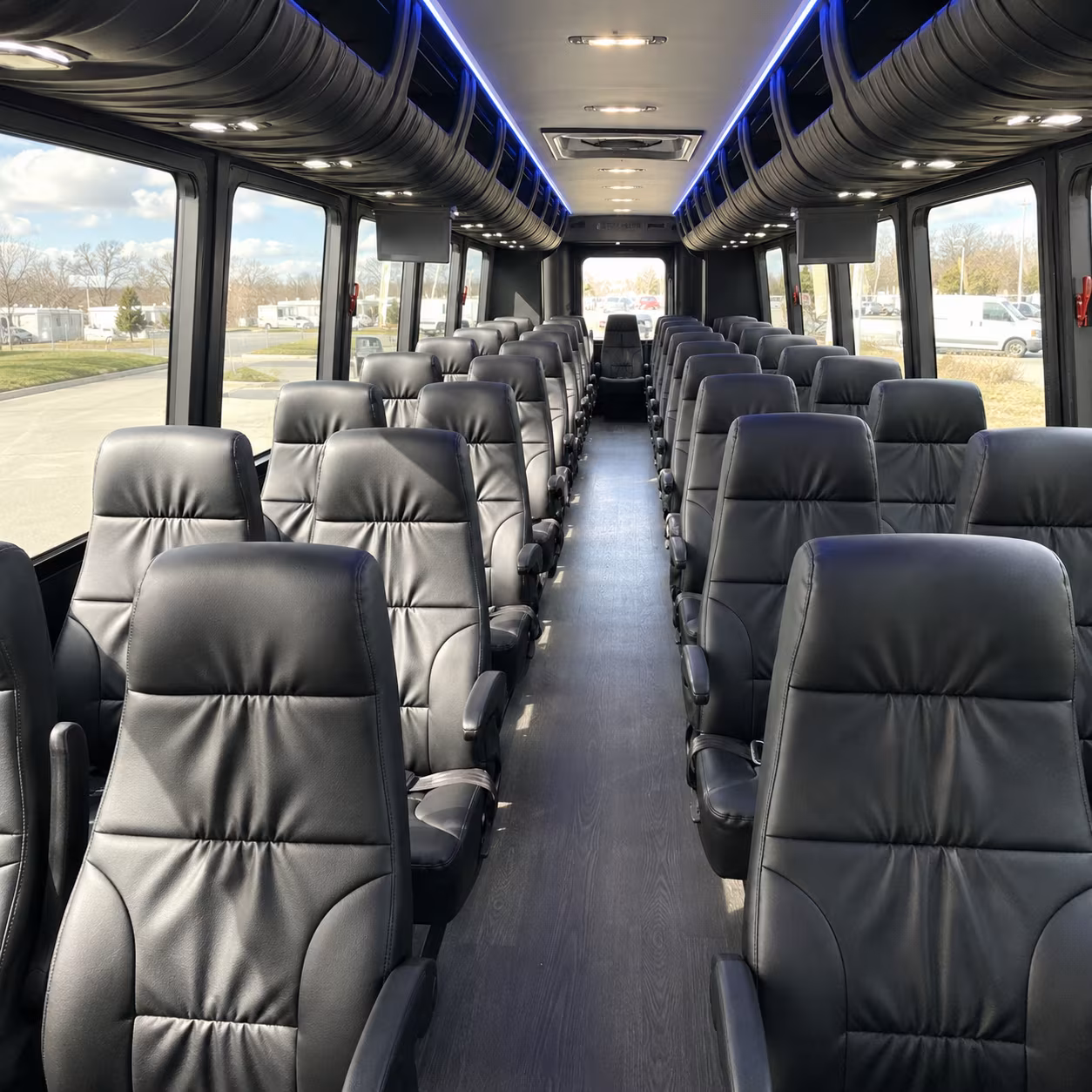 15-35 Passenger Minibus Interior