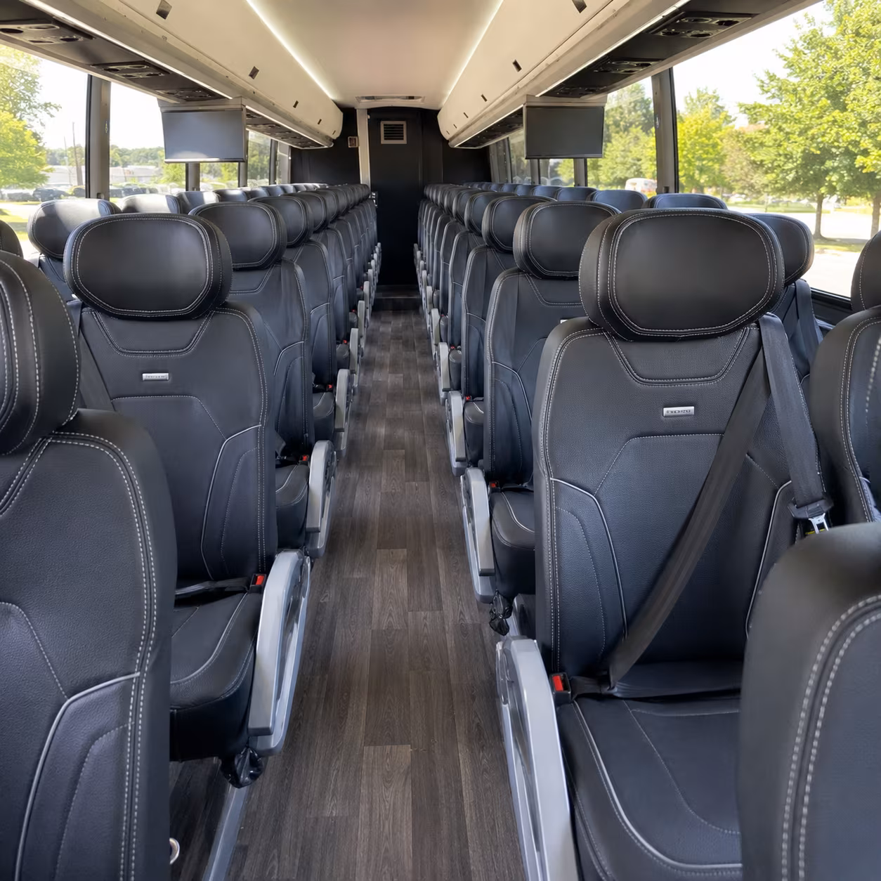 40-56 Passenger Charter Bus Interior