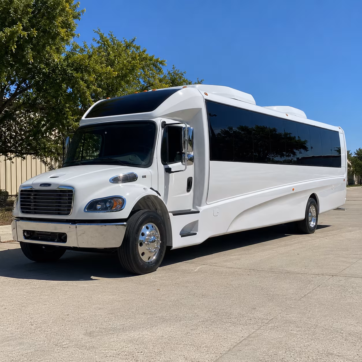Topeka Airport Shuttle & Transportation party bus exterior