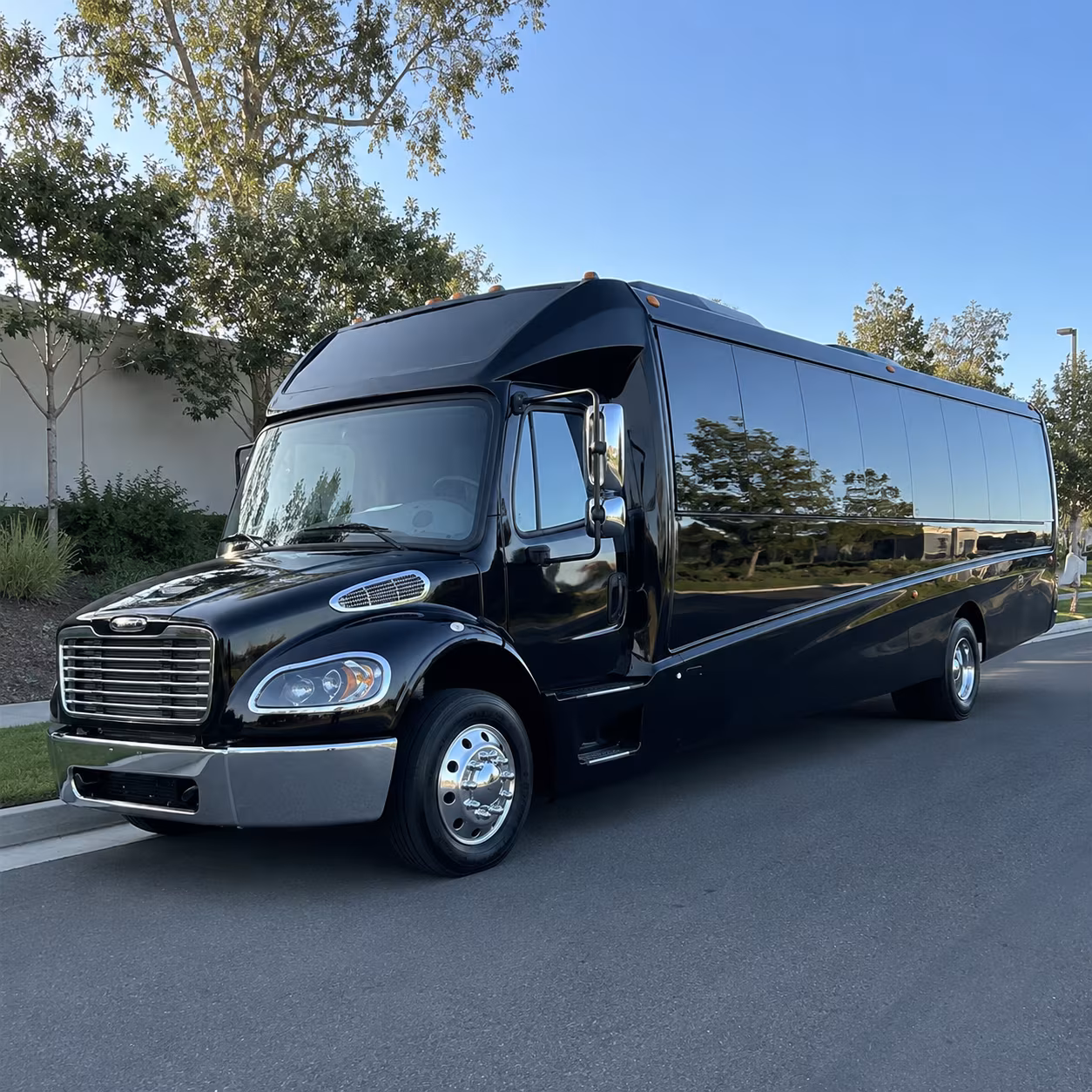 Topeka Airport Shuttle & Transportation party bus exterior