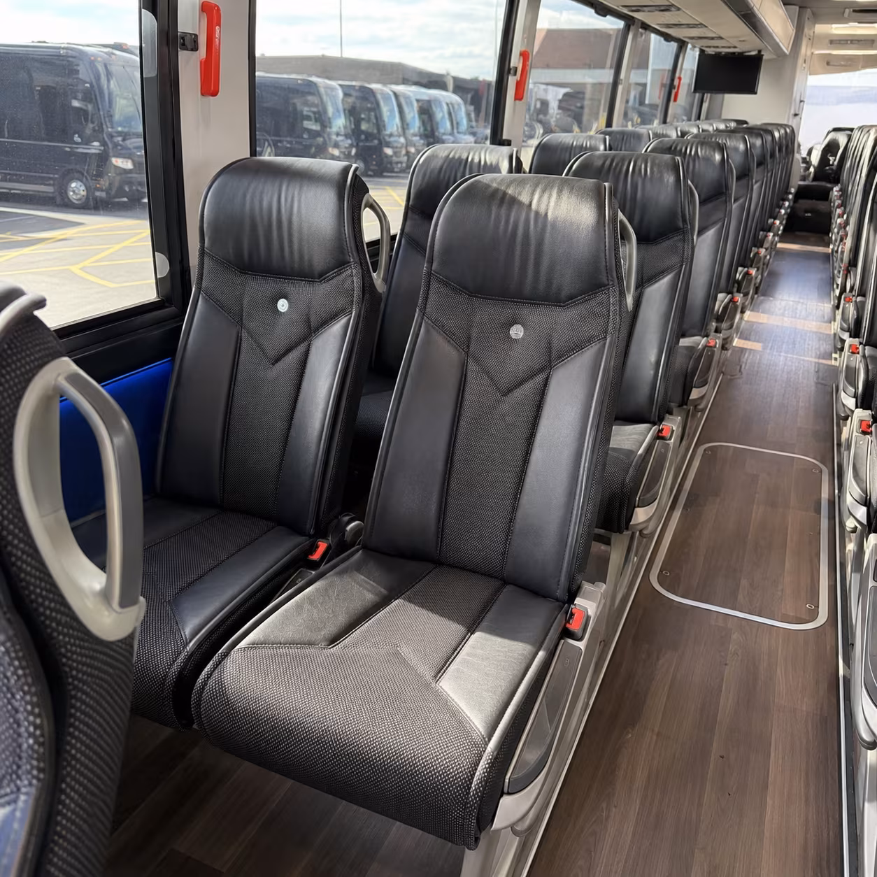 Topeka Airport Shuttle & Transportation party bus interior