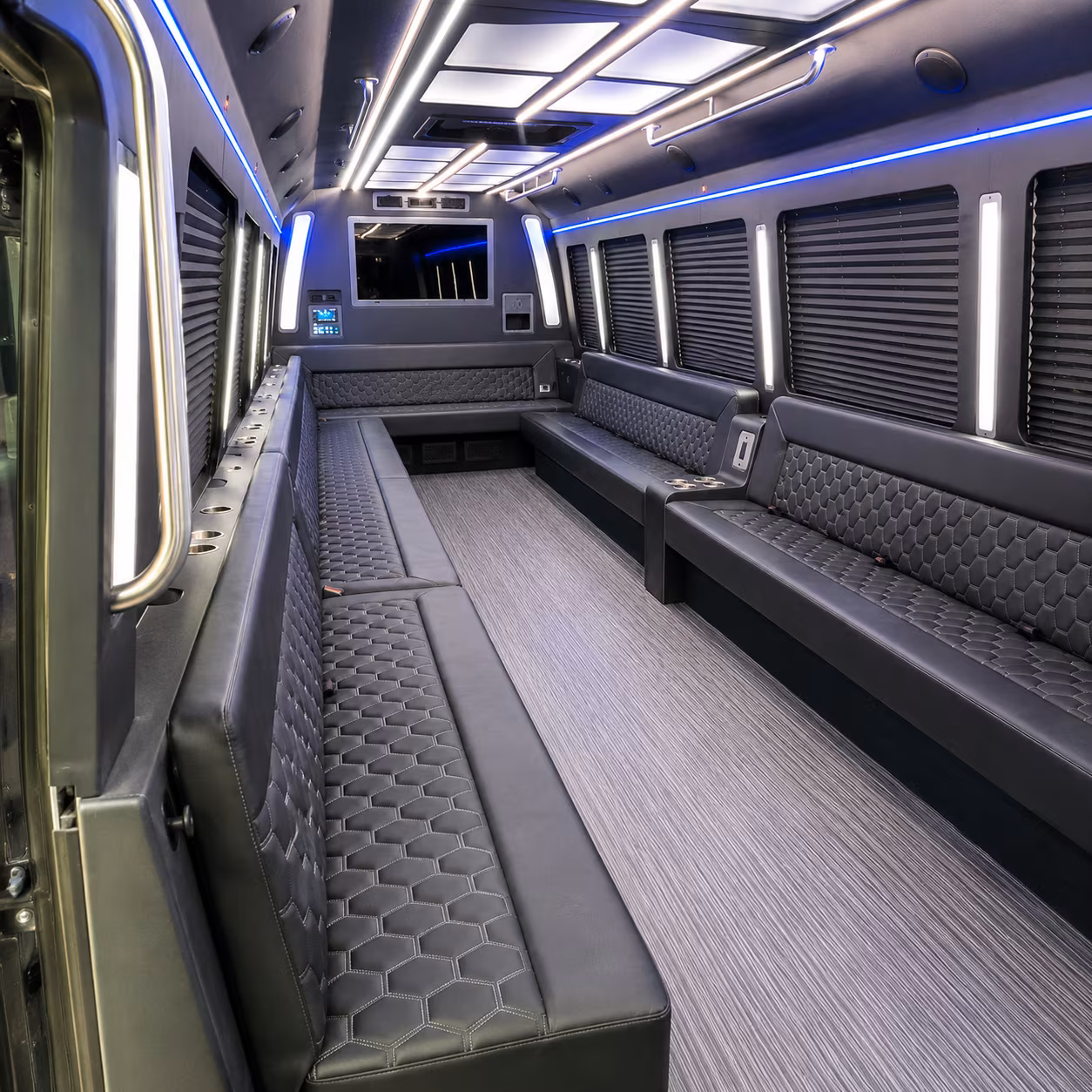 Topeka Birthday, Sweet 16, & Quinceañera Transportation onboard seating