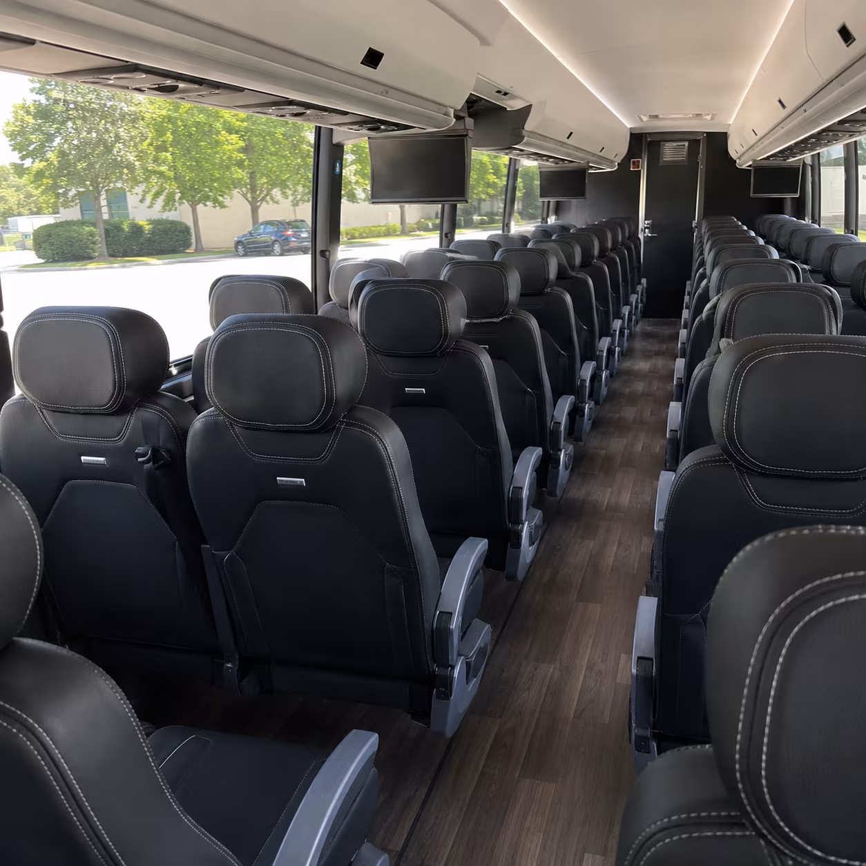 Topeka Corporate Transportation party bus exterior
