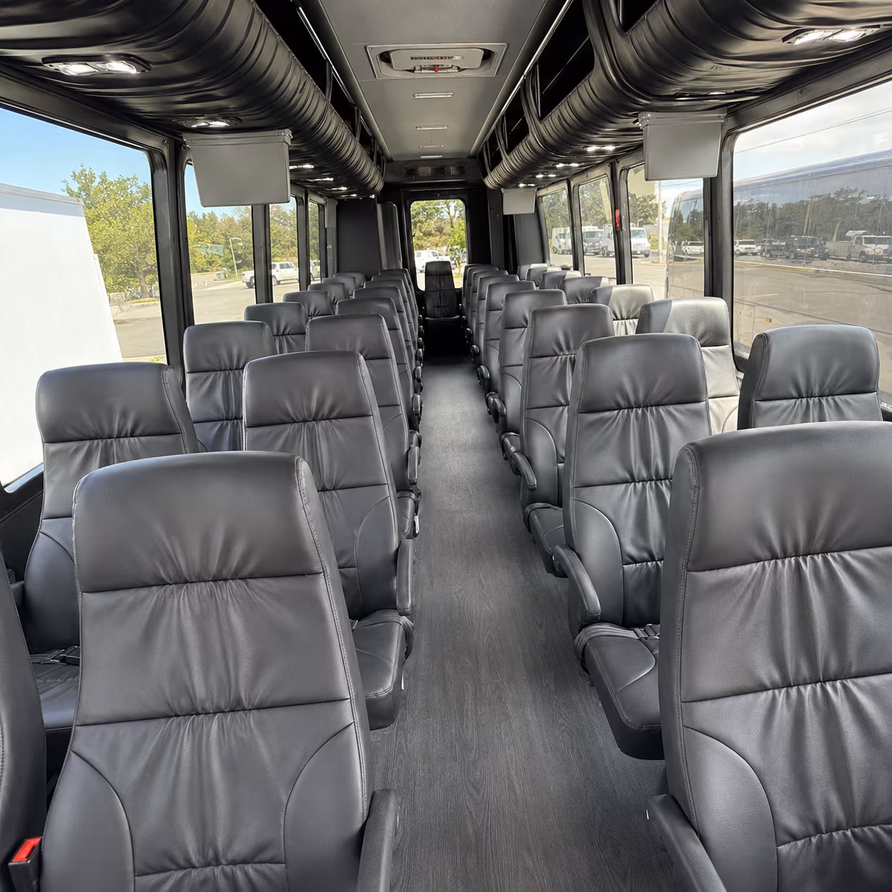 Topeka Corporate Transportation party bus exterior