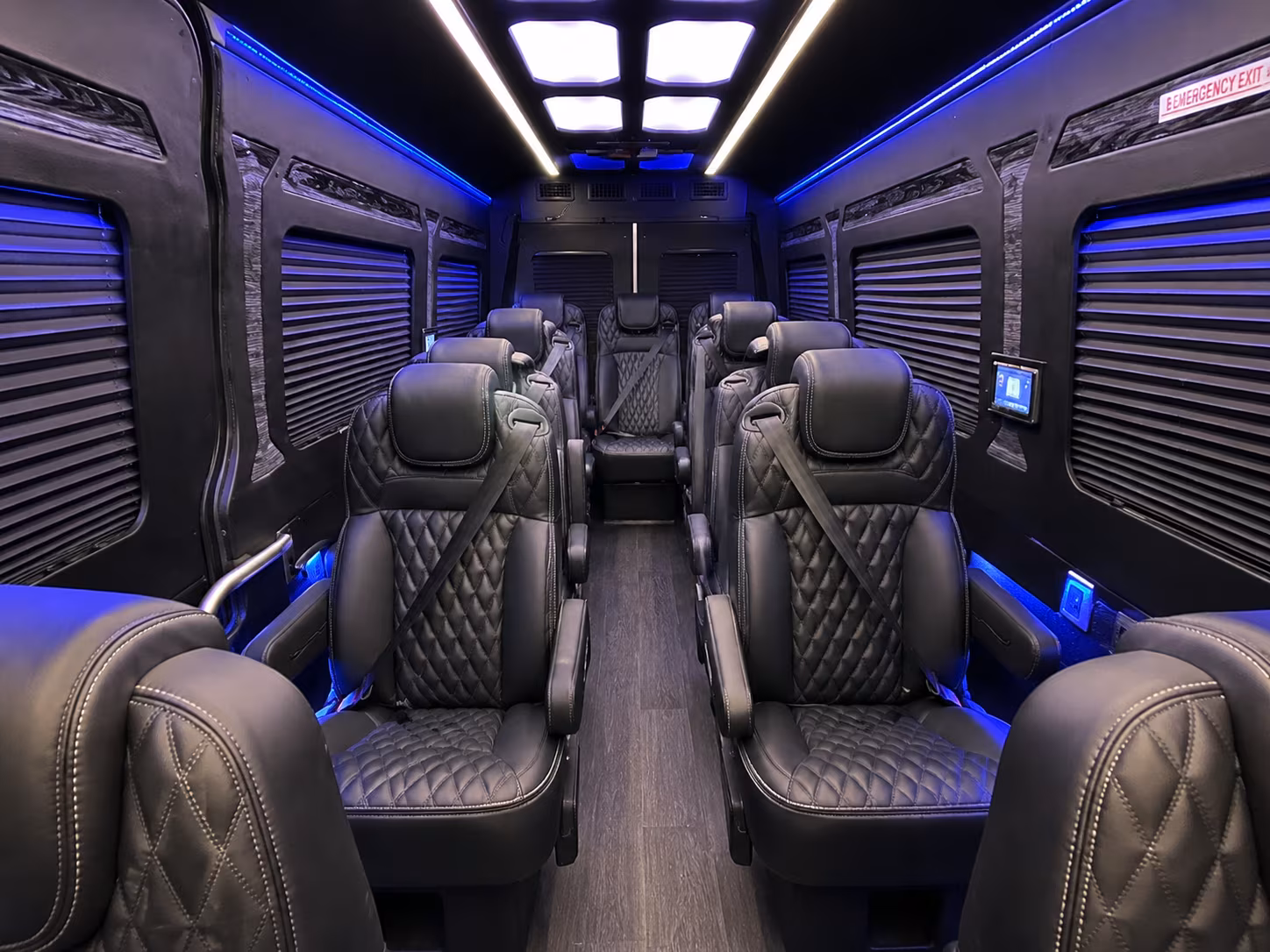 Topeka Corporate Transportation party bus exterior