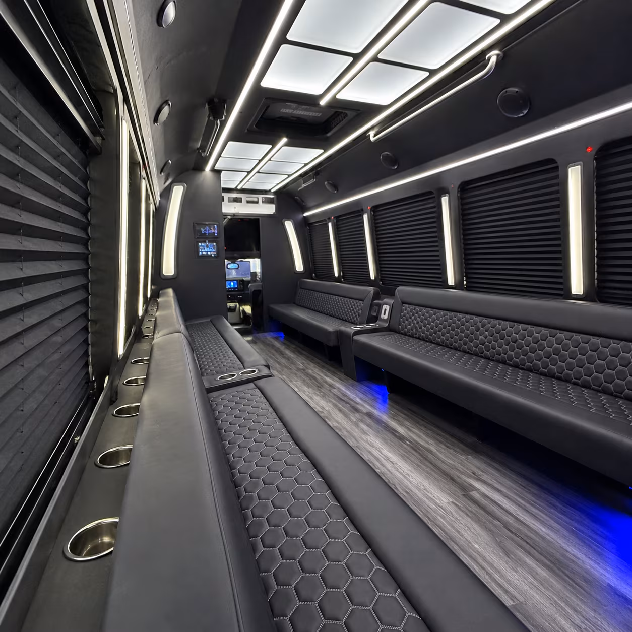 Topeka Private Event Transportation onboard seating