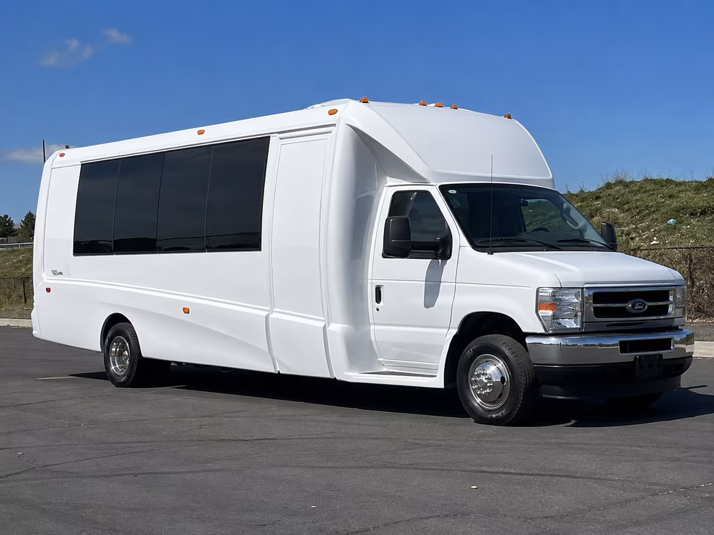 Topeka Prom & Homecoming Transportation party bus exterior