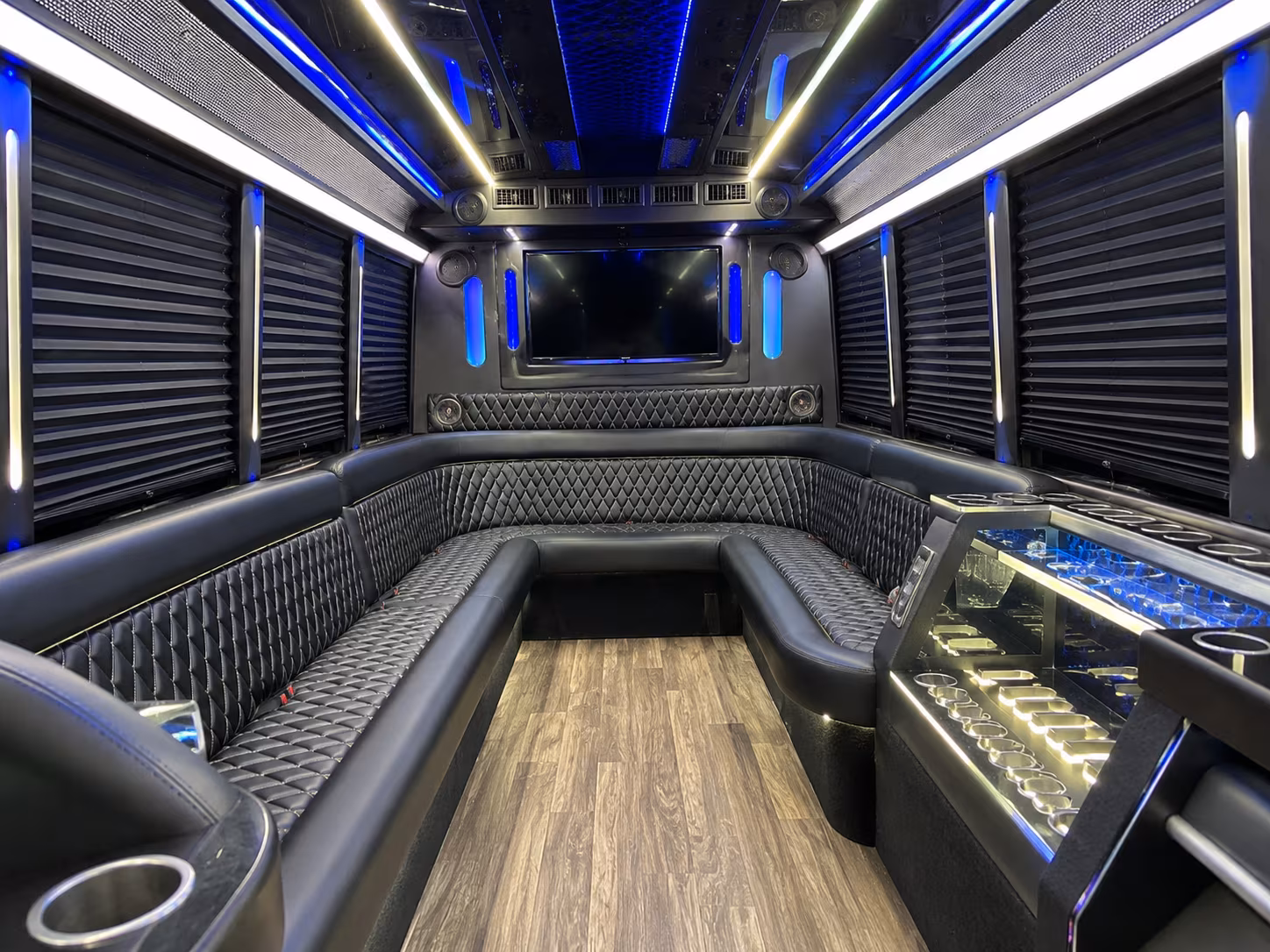 Topeka Prom & Homecoming Transportation party bus exterior