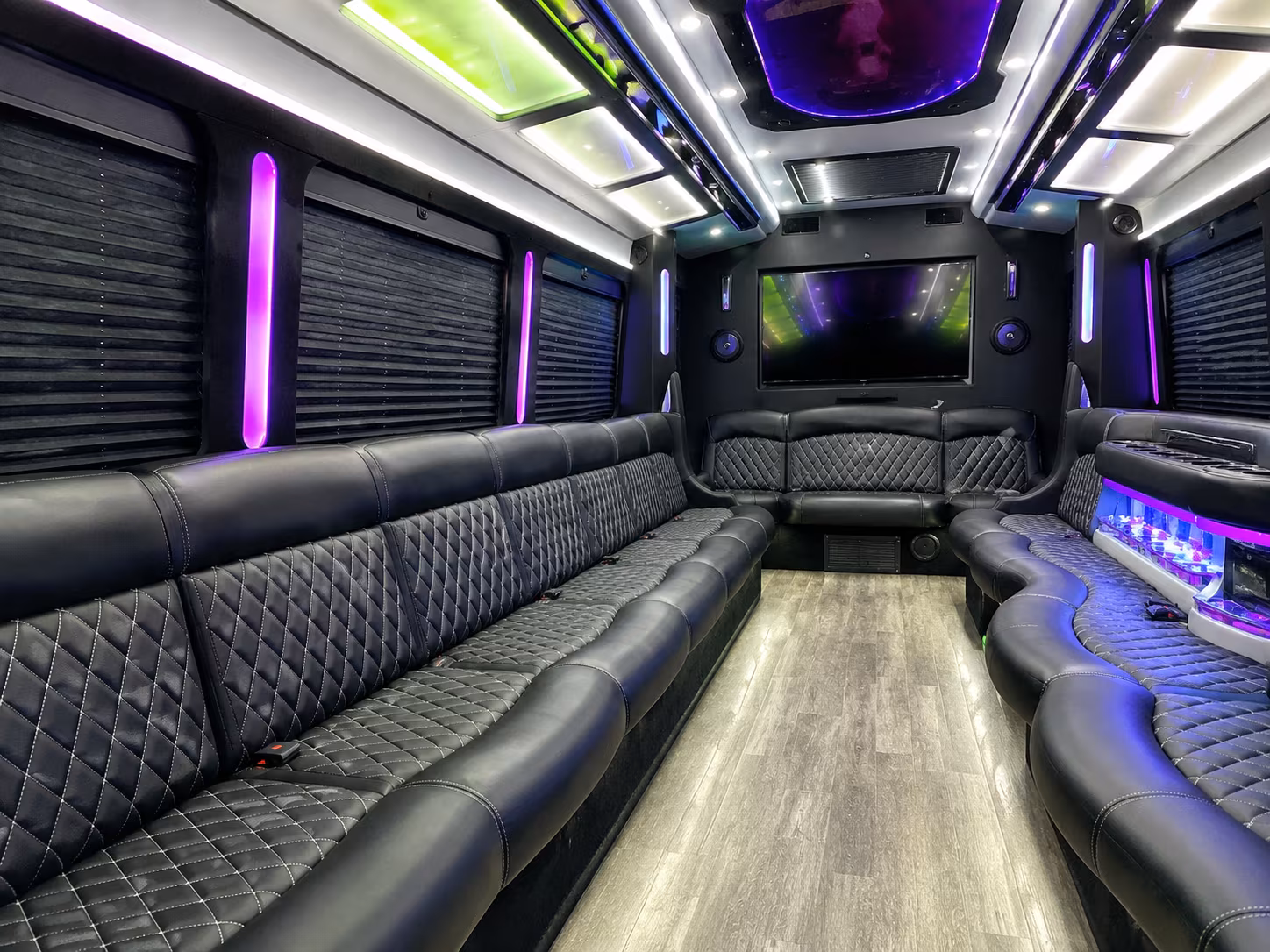 Topeka Prom & Homecoming Transportation onboard seating