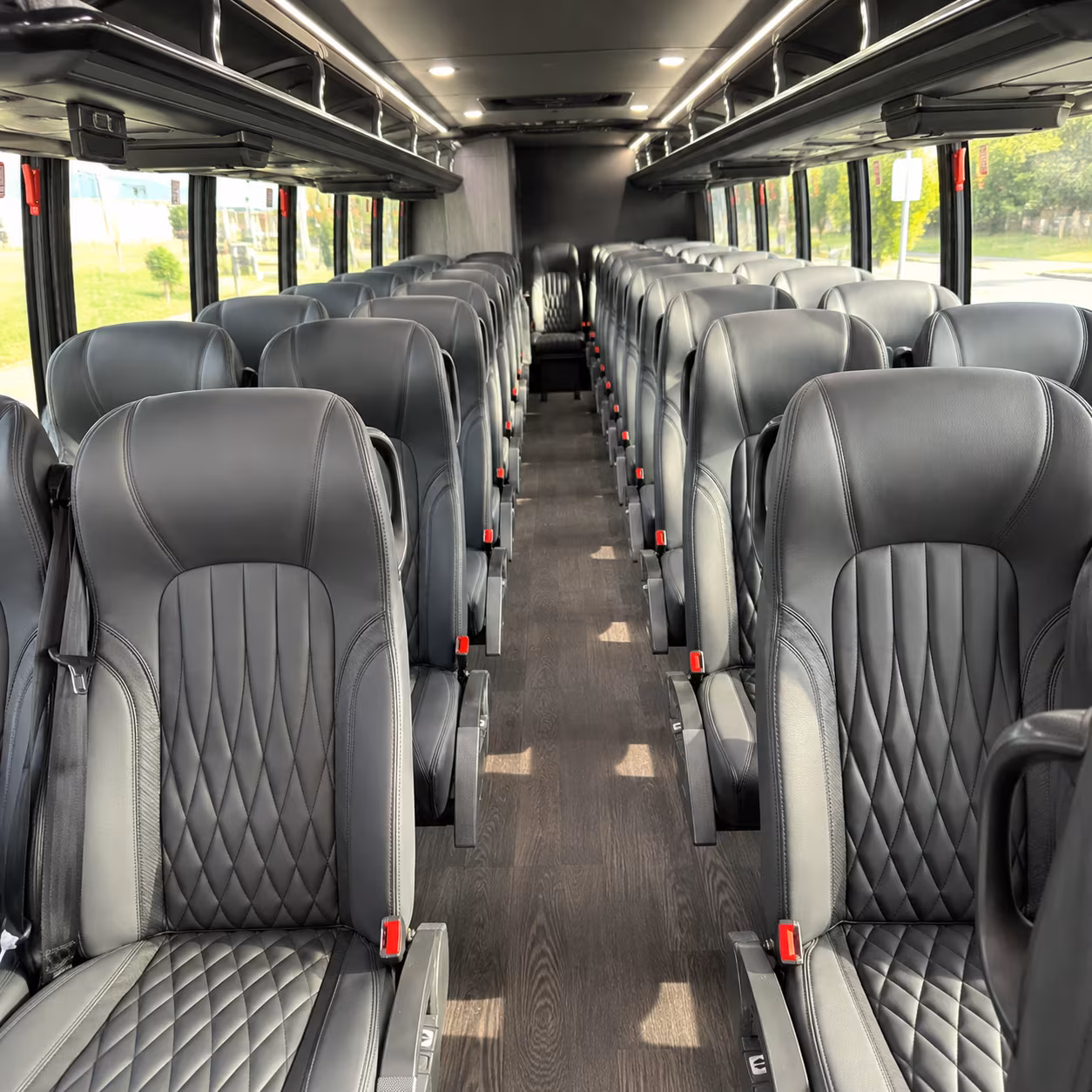Topeka School Event Transportation onboard seating